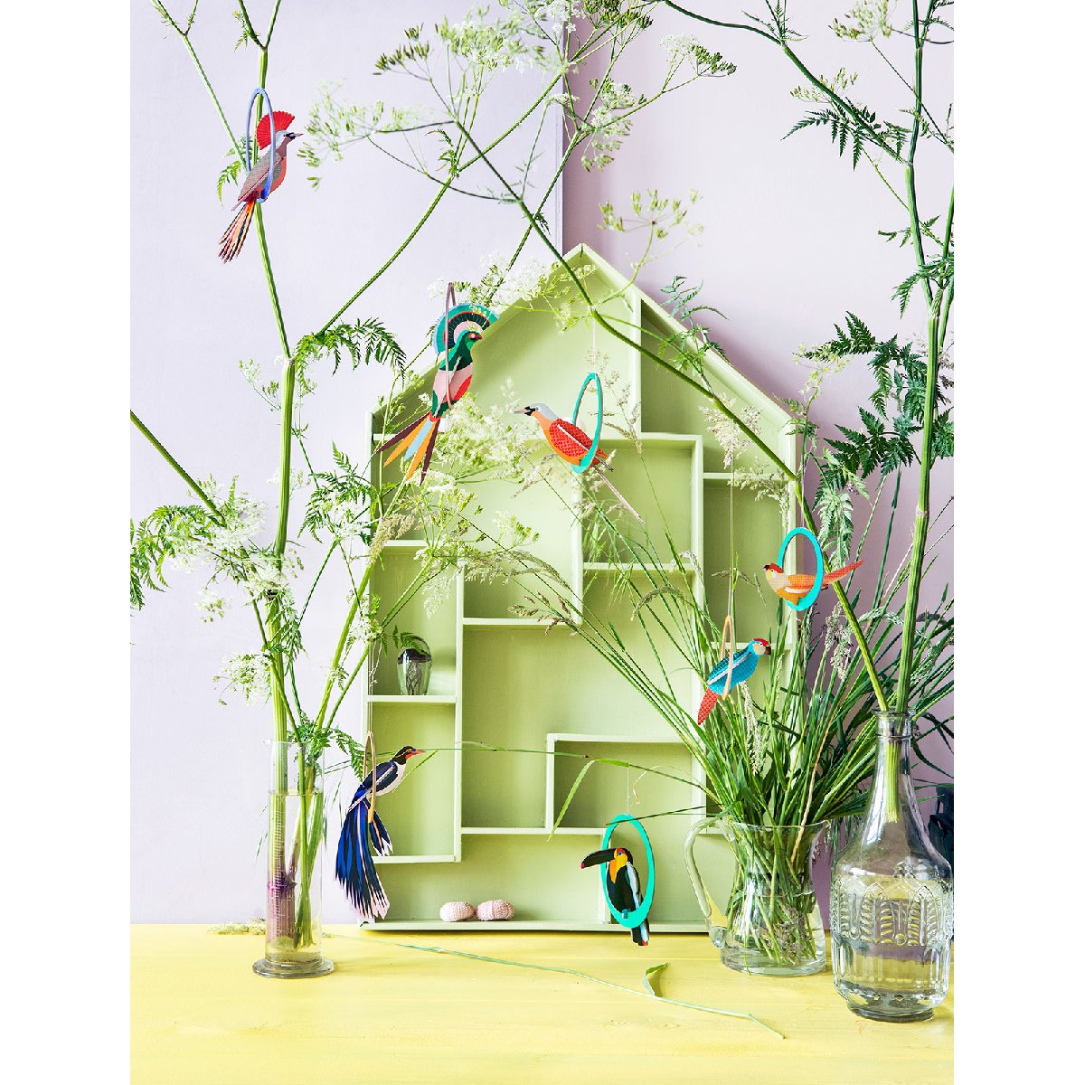 mondocherry - Studio Roof | swinging toucan pop out card - collection