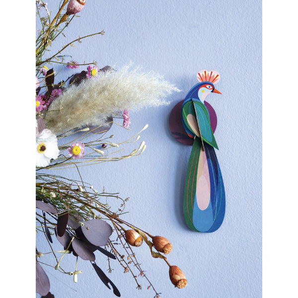 Studio Roof | paradise bird banda wall decor - display