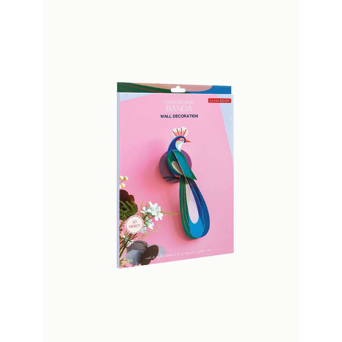 Studio Roof | paradise bird banda wall decor - box