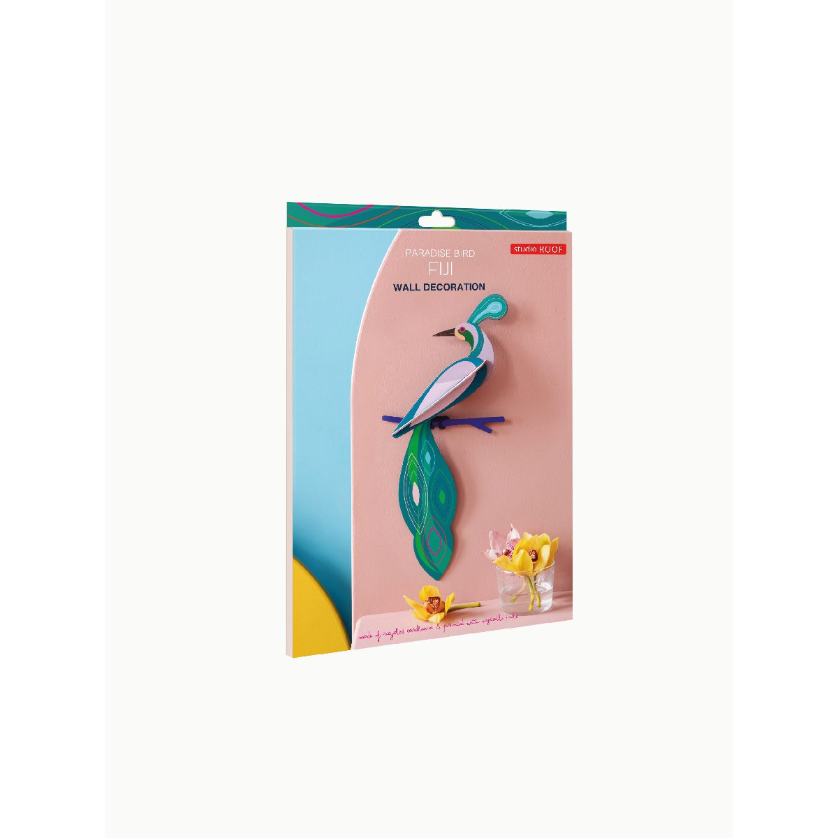 Studio Roof | paradise bird fiji wall decor - box