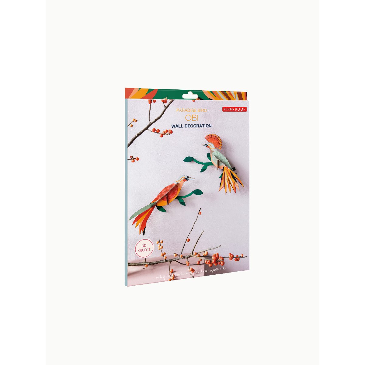 Studio Roof | paradise bird obi wall decor - box