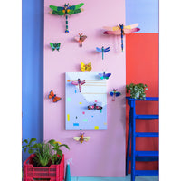 Studio Roof | ruby dragonfly wall decor - insects