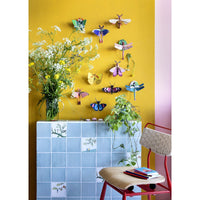 Studio Roof | yellow butterfly wall decor - collection