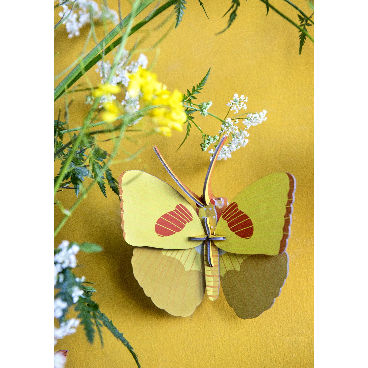 Studio Roof | yellow butterfly wall decor - wall