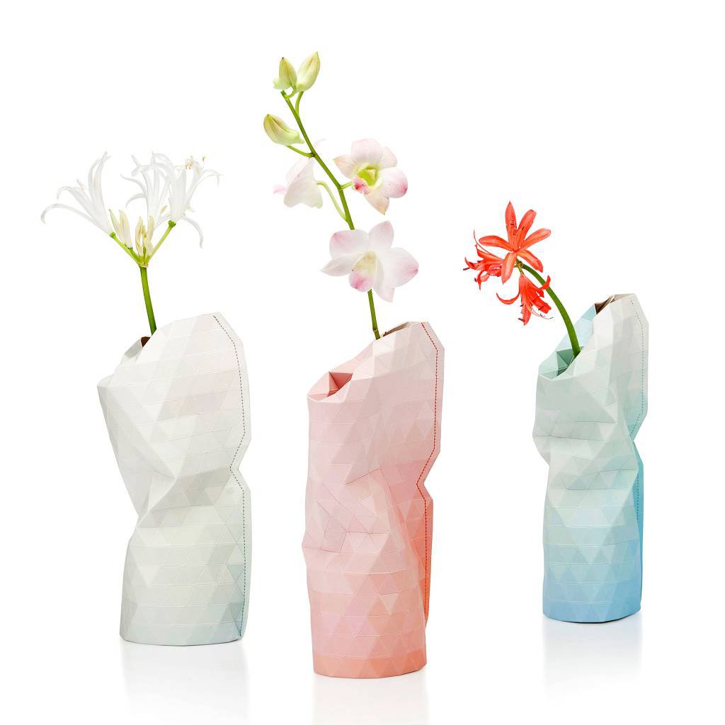 mondocherry - Tiny Miracles | paper vase cover | pink tones | small - collection
