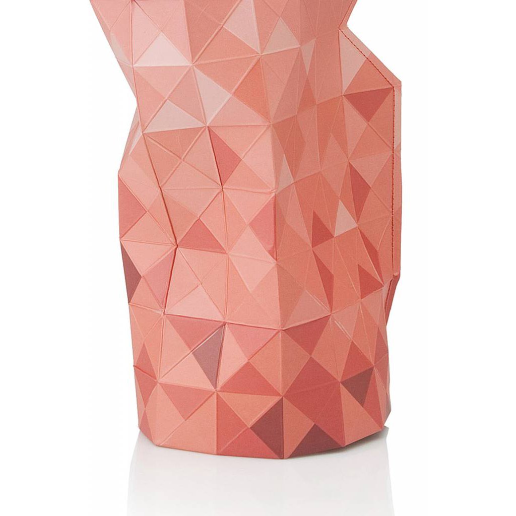 mondocherry - Tiny Miracles | paper vase cover | red gradient | large - close