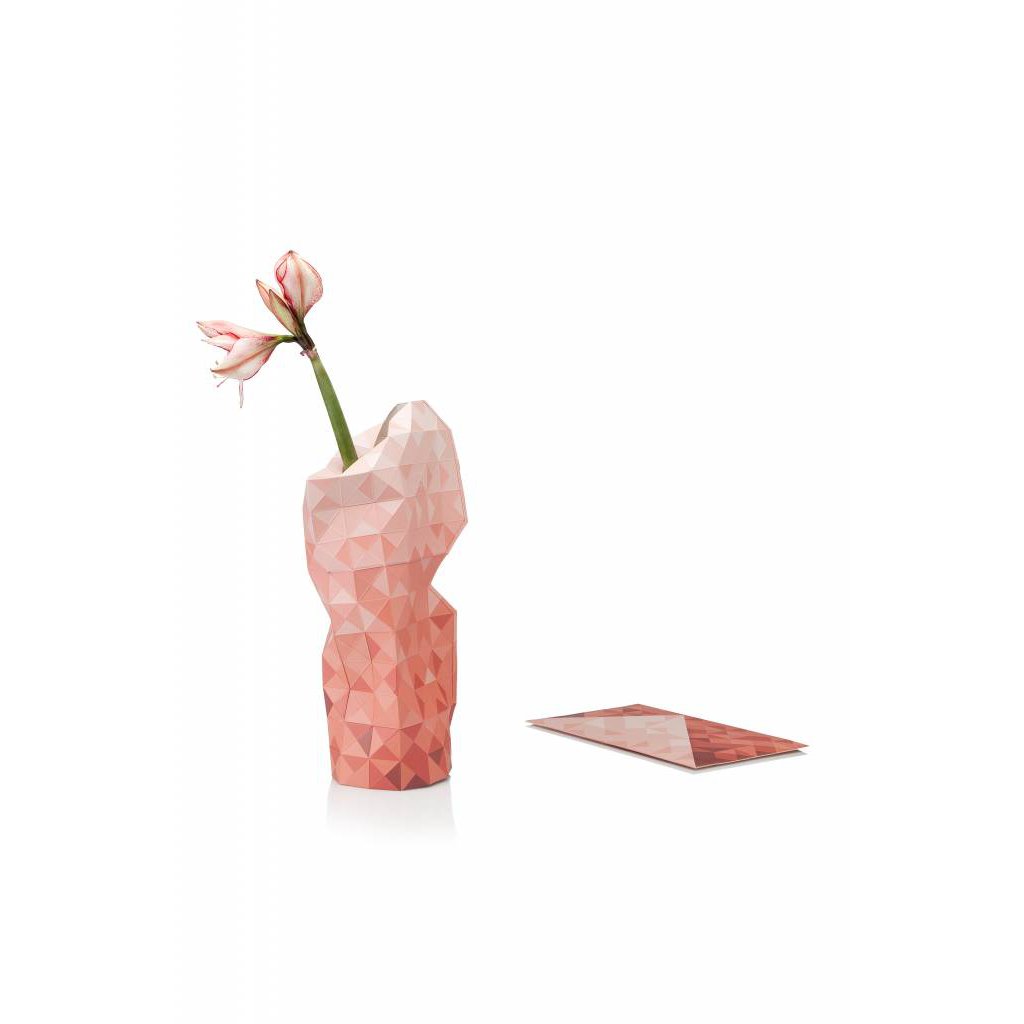 mondocherry - Tiny Miracles | paper vase cover | red gradient | large