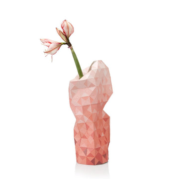 mondocherry - Tiny Miracles | paper vase cover | red gradient | large