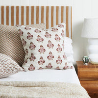 mondocherry | Walter G | ankara linen cushion | rose - bed