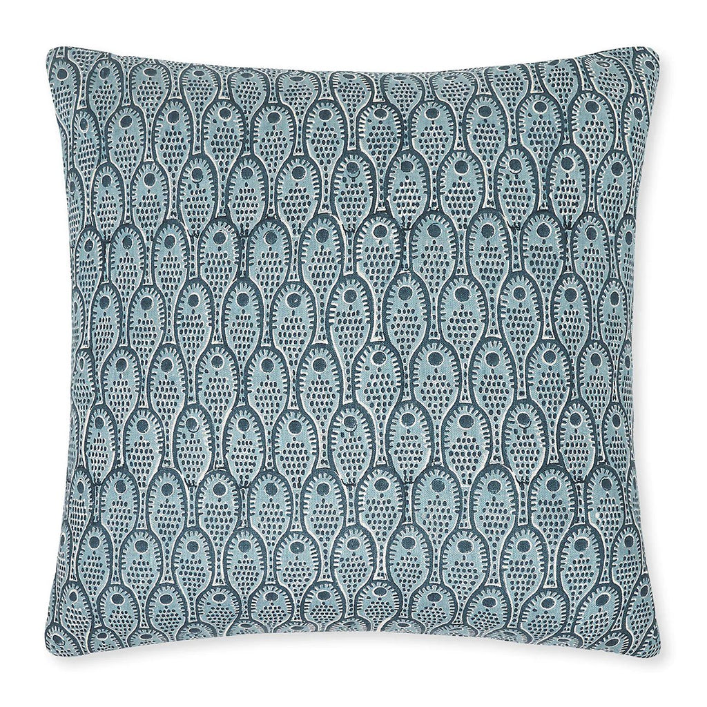 mondocherry | Walter G | catania linen cushion | azure