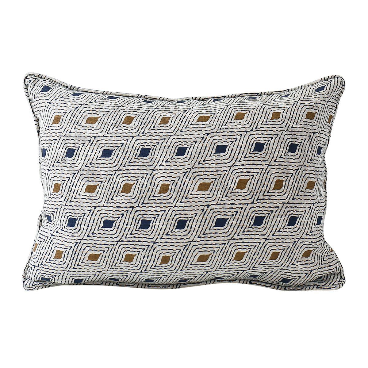 Walter G | bengal linen cushion | tobacco