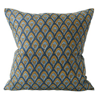 Walter G | haveli linen cushion | tobacco