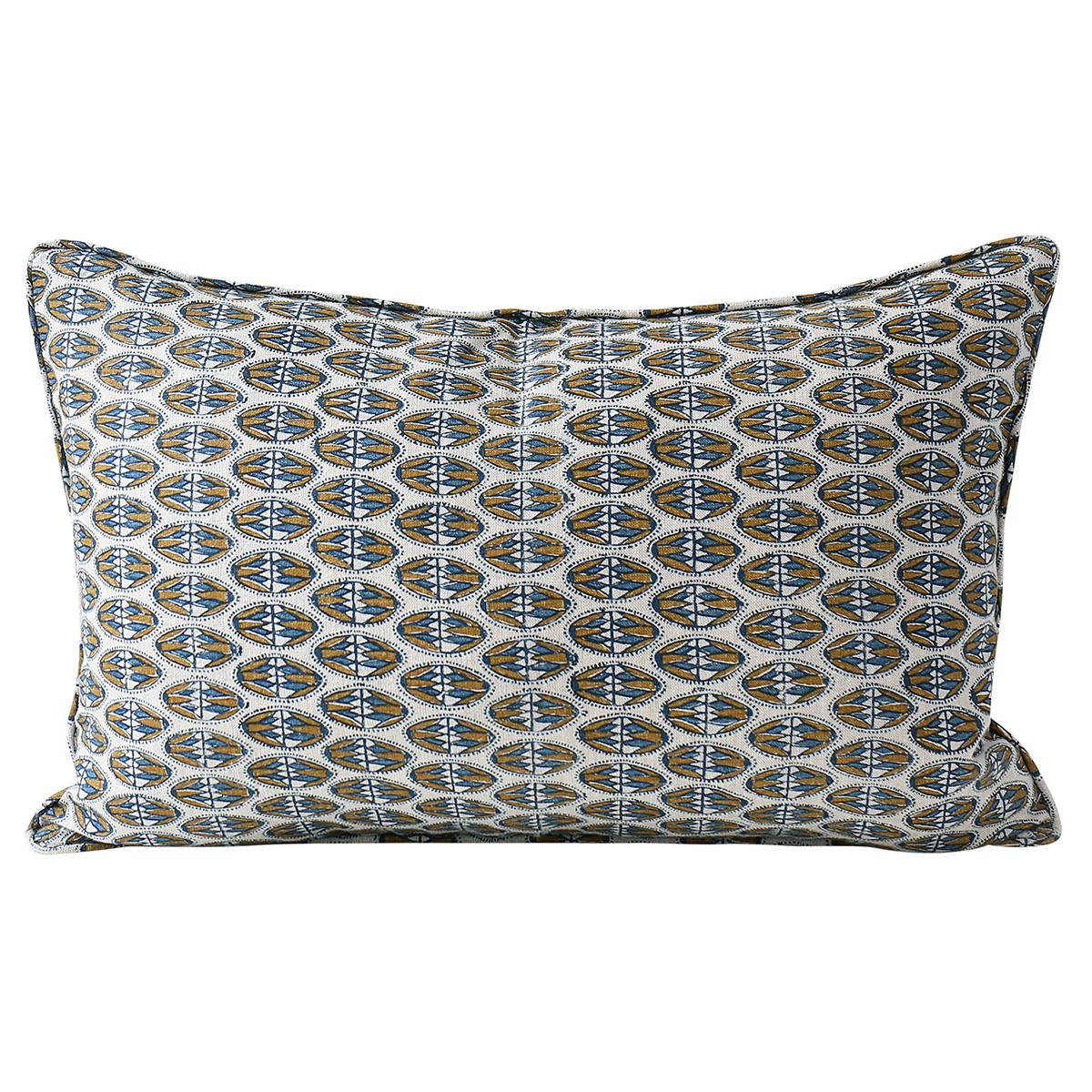 Walter G | lodhi linen cushion | tobacco