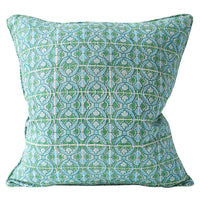 Walter G | ravello linen cushion | emerald