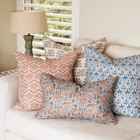 Walter G | samode linen cushion | winter bloom - sofa
