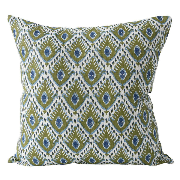 Walter G | tashkent linen cushion | moss