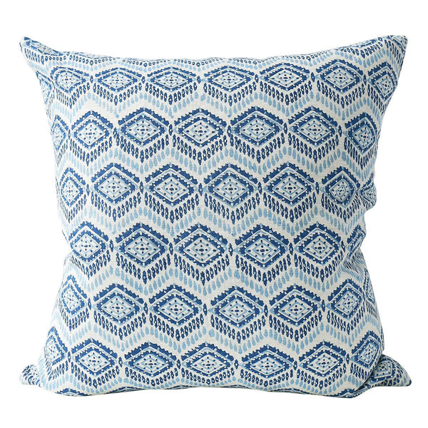 Walter G | ziggurat linen cushion | riviera