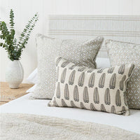 Walter G | akola linen cushion | mud - bed