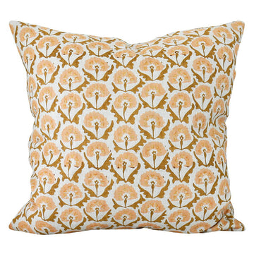 Walter G | almeria linen cushion | saffron
