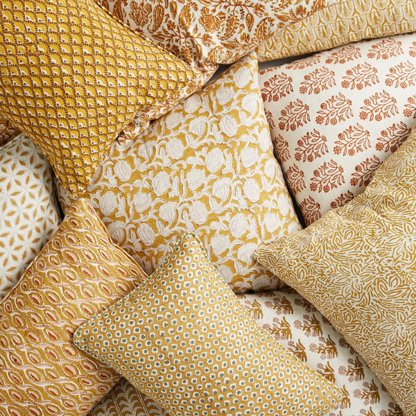 Walter G | amer linen cushion | petal - pile