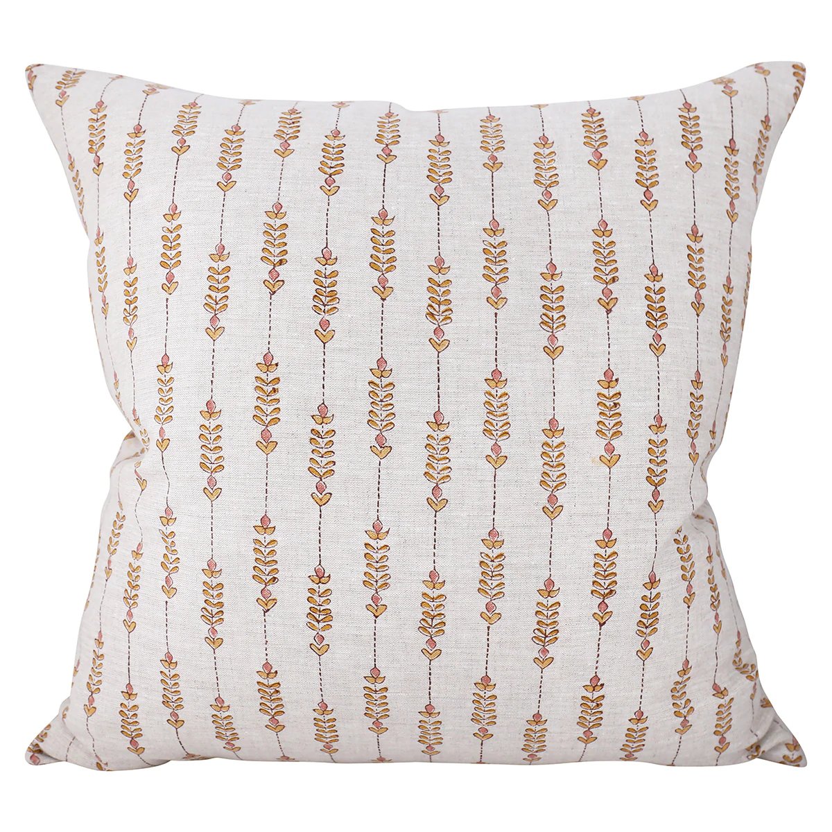 Walter G | geneva linen cushion | golden - mondocherry