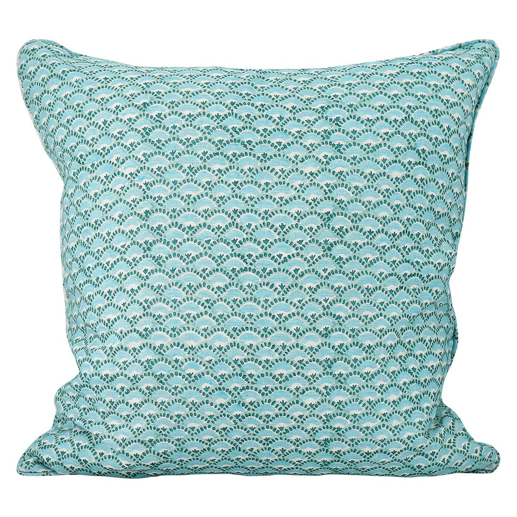 Walter G | naples linen cushion | emerald