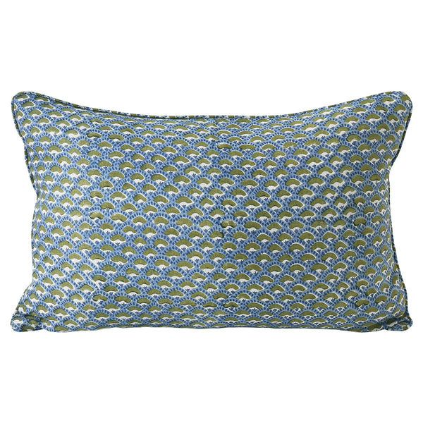 Walter G | naples linen cushion | moss
