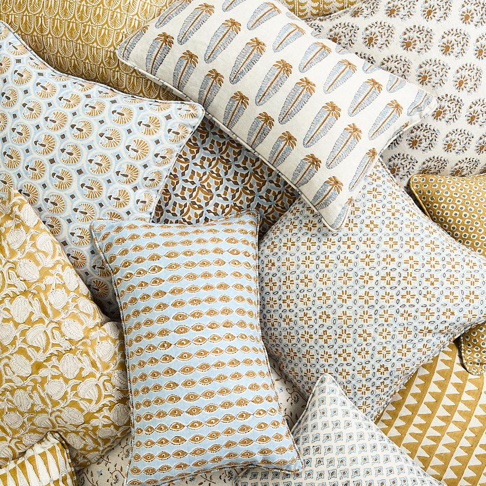 Walter G | pondicherry linen cushion | sahara - pile