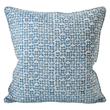 Walter G | sochi linen cushion | azure