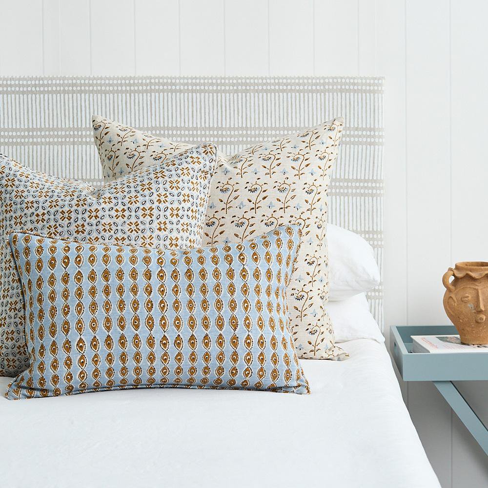 Walter G | sochi linen cushion | sahara - bed