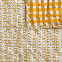 mondocherry - Walter G | luxor baby quilt - close