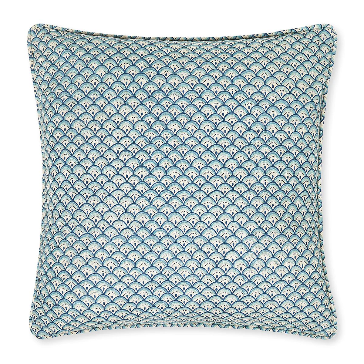 mondocherry | Walter G | minoa linen cushion | fresh azure