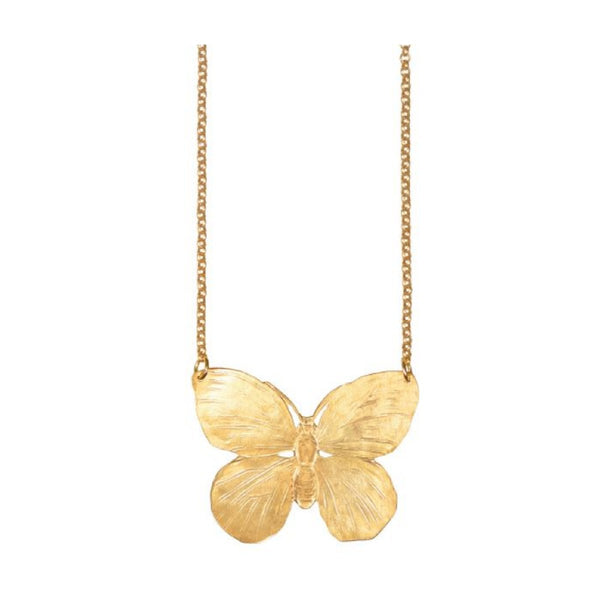 We Dream in Colour jewellery | gold butterfly necklace