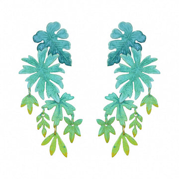 We Dream in Colour jewellery | jardin botanique earrings