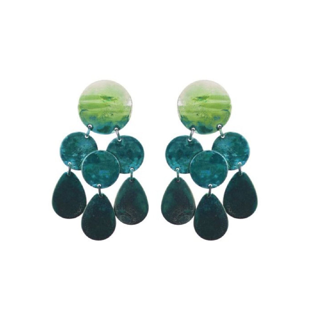 We Dream in Colour jewellery | moss amilia earrings