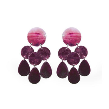 We Dream in Colour jewellery | amilia earrings | pink