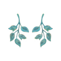 We Dream in Colour jewellery | ophelia earrings | verdigris