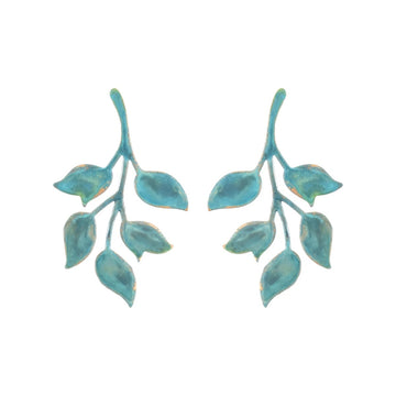 We Dream in Colour jewellery | ophelia earrings | verdigris