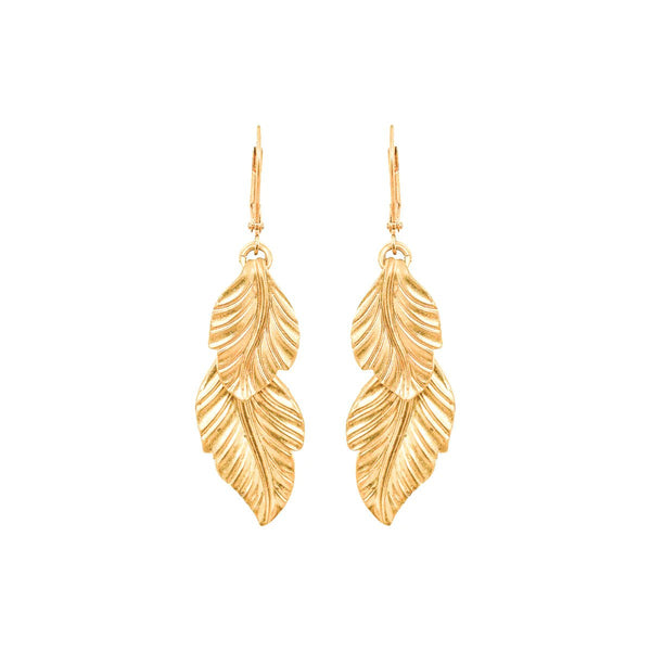 mondocherry - We Dream in Colour jewellery | plume earrings