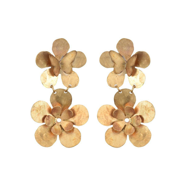 We Dream in Colour jewellery | petite butterfly garden earrings